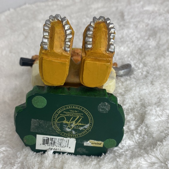 David Frykman Over Par Resin Golfer Figurine Business Card Holder 2001 Figurine - Picture 7 of 7